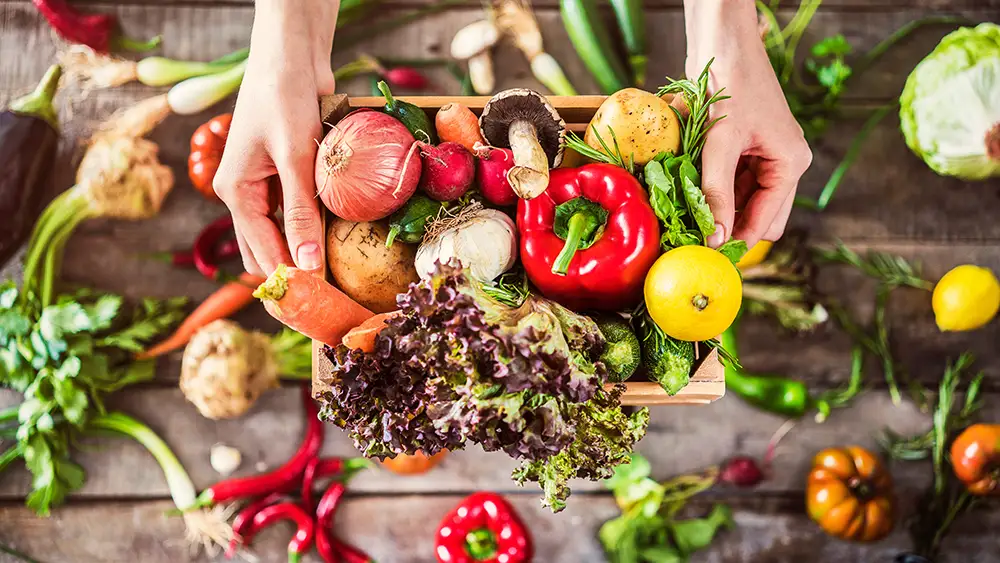 Gemüse und Obst als unverzichtbarer Bestandteil der Mahlzeiten im Vanlife