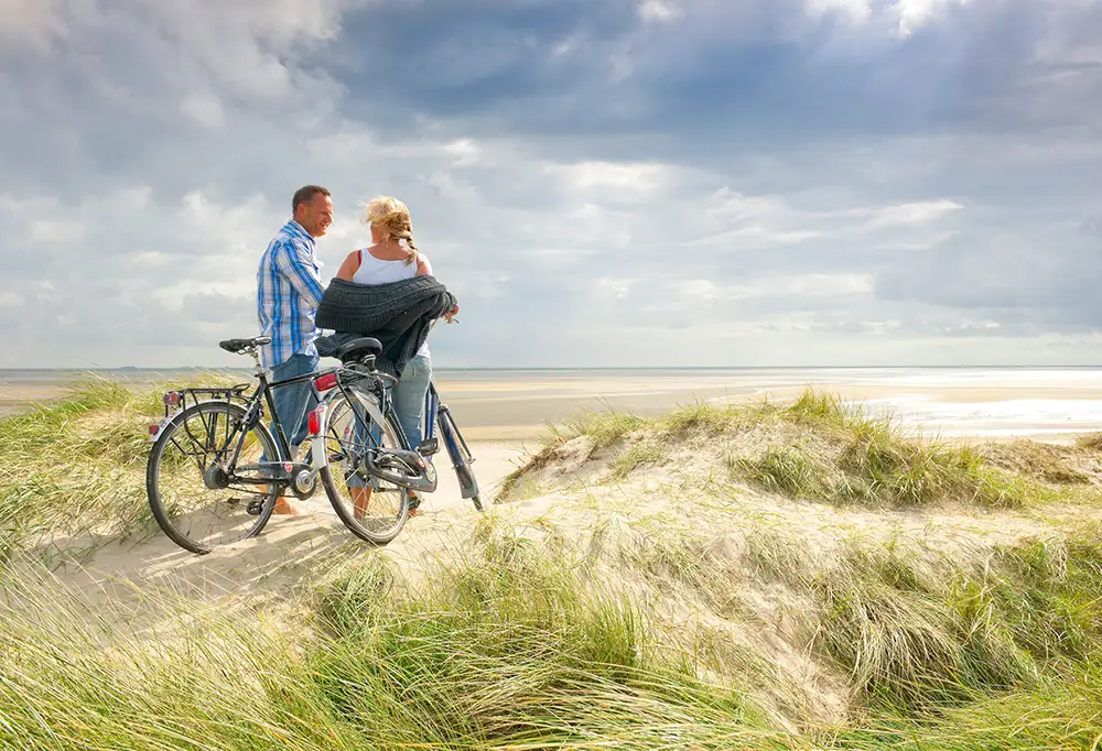 Unterwegs mit dem Rad auf der Nordseeinsel Föhr