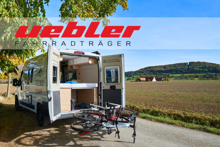 Uebler Fahrradtraeger Kupplungstraeger H-Serie H-21-H 31 abgeklappt