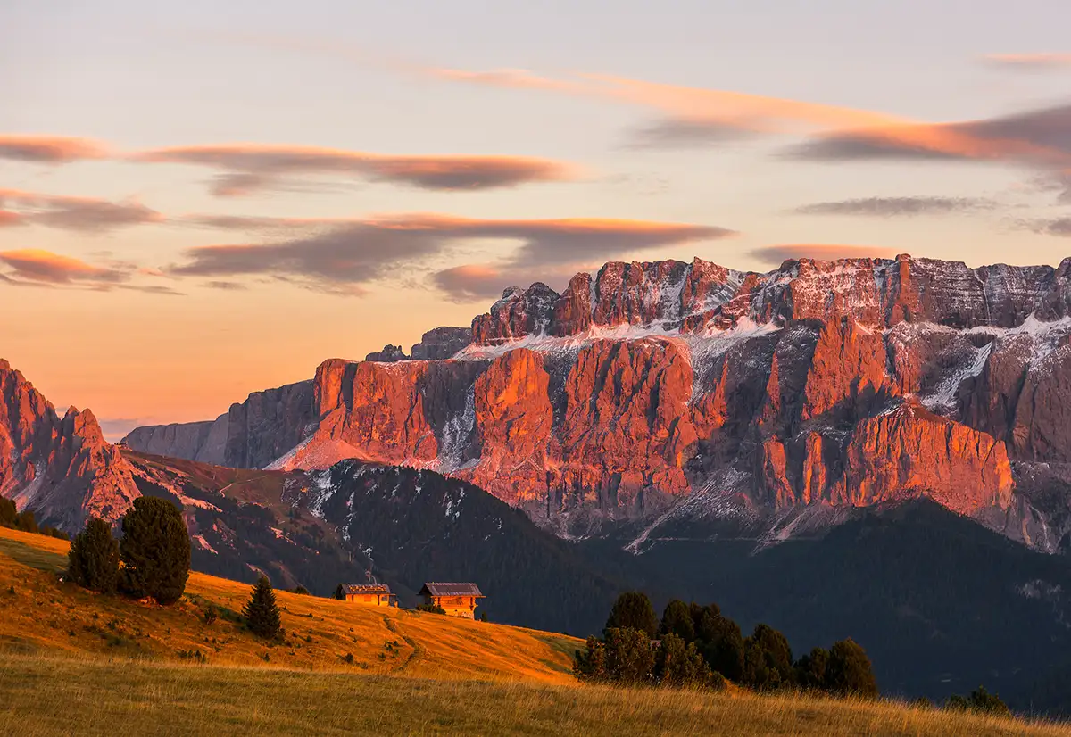 Die "Burning Dolomites" im Val Gardena