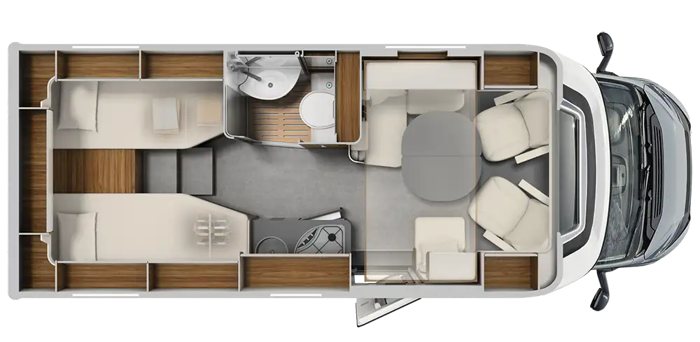 LAIKA Ecovip Titanio 2026 Grundriss 2