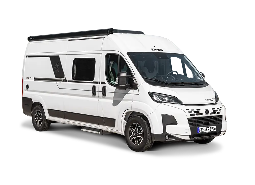 KNAUS BOXLIFE PLATINUM SELECTION 2026 Frontansicht