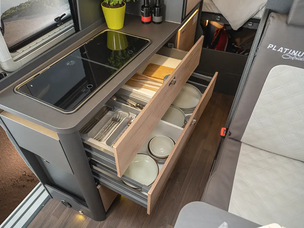 KNAUS BOXLIFE PLATINUM SELECTION 2026 Kueche