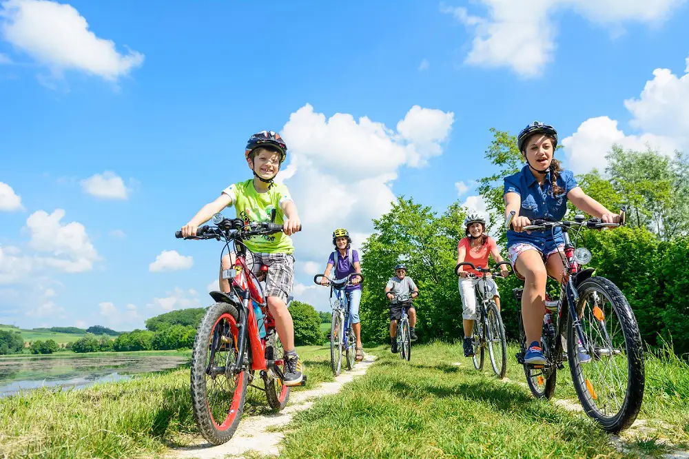 gelungene Fahrradtour mit Kindern