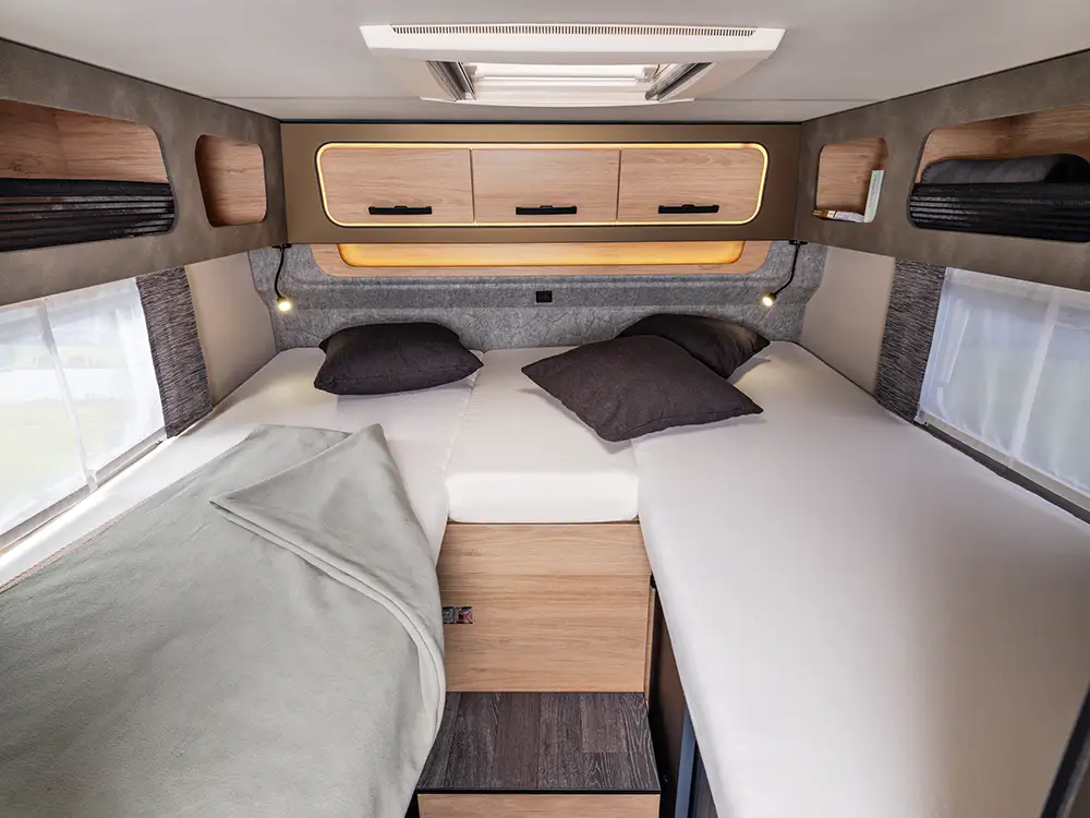 WEINSBERG CaraCompact EDITION [PEPPER] 600 MEG - Schlafbereich